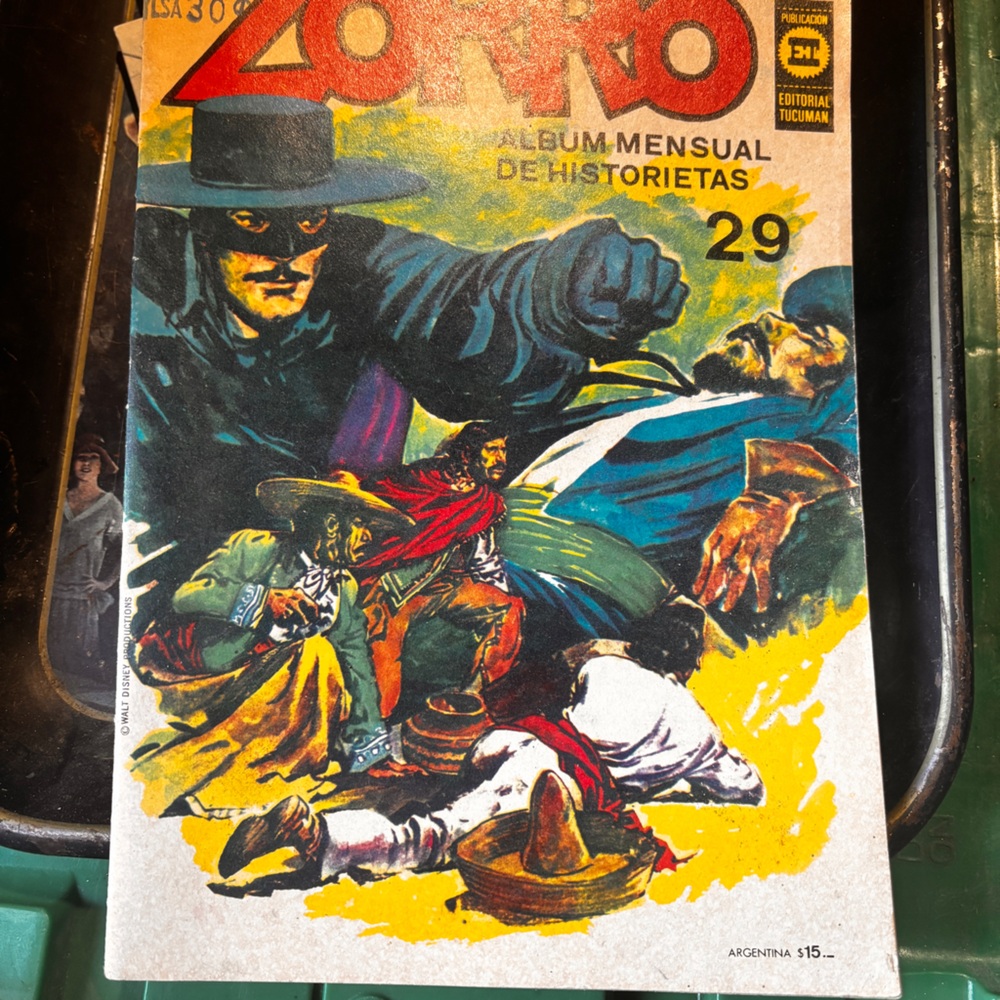 Vintage Zorro Comic Book from Argentina